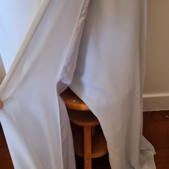 Azazie Women's Dress in Light Blue Size 0 - Picture 4 of 8